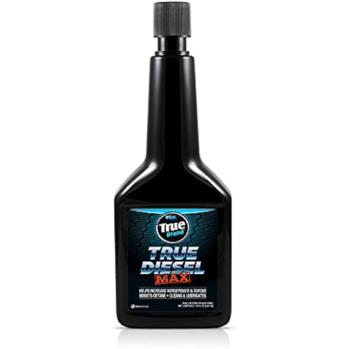 TRUE DIESEL MAX (T2102) - ينظف ويزييت نظام وقود الديزل - يزيد العزم والقوة الحصانية - يرفع رقم السيتان - يعالج حتى 35 جالون، 10 أونصات سائلة.